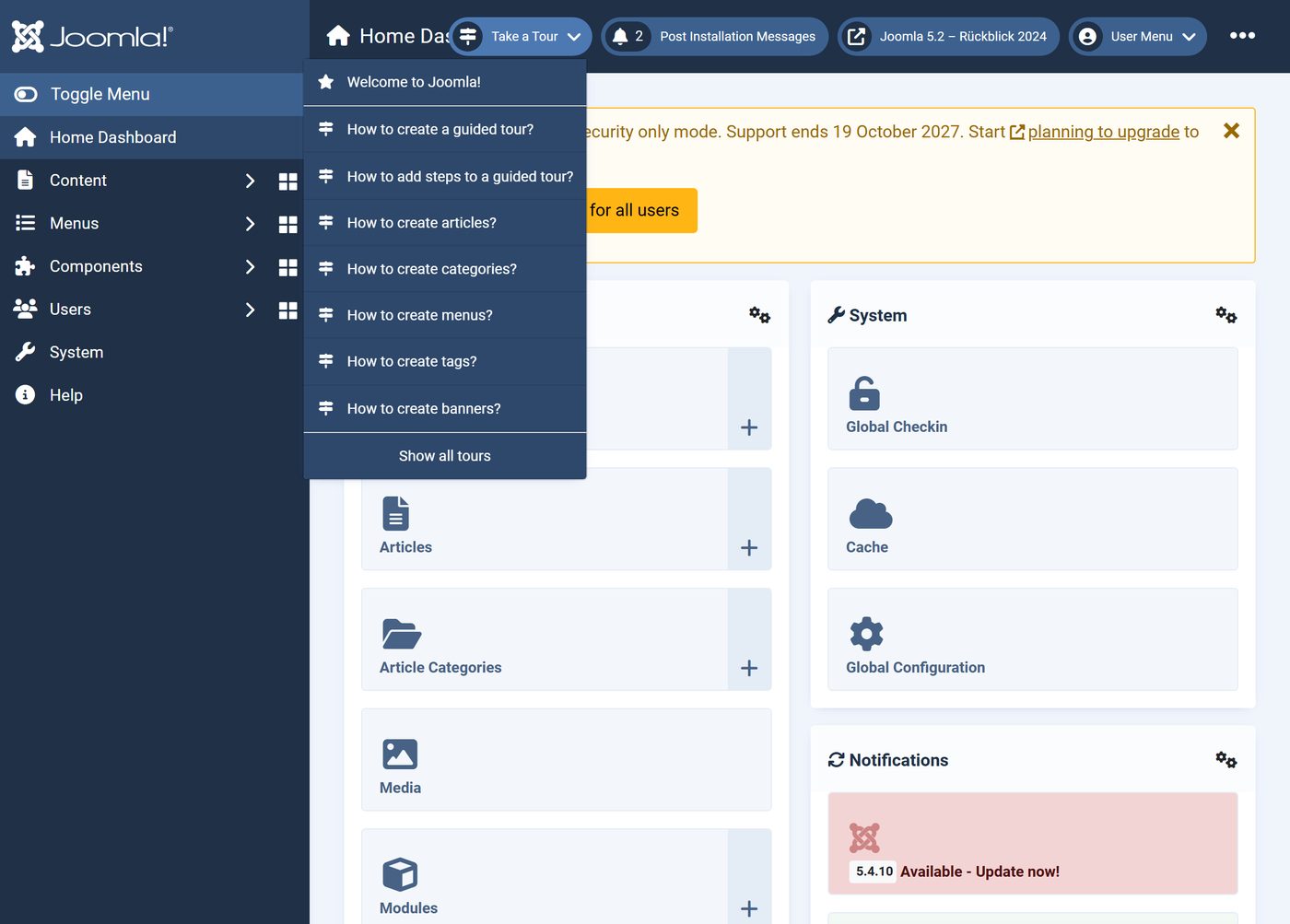 Joomla 5.2: