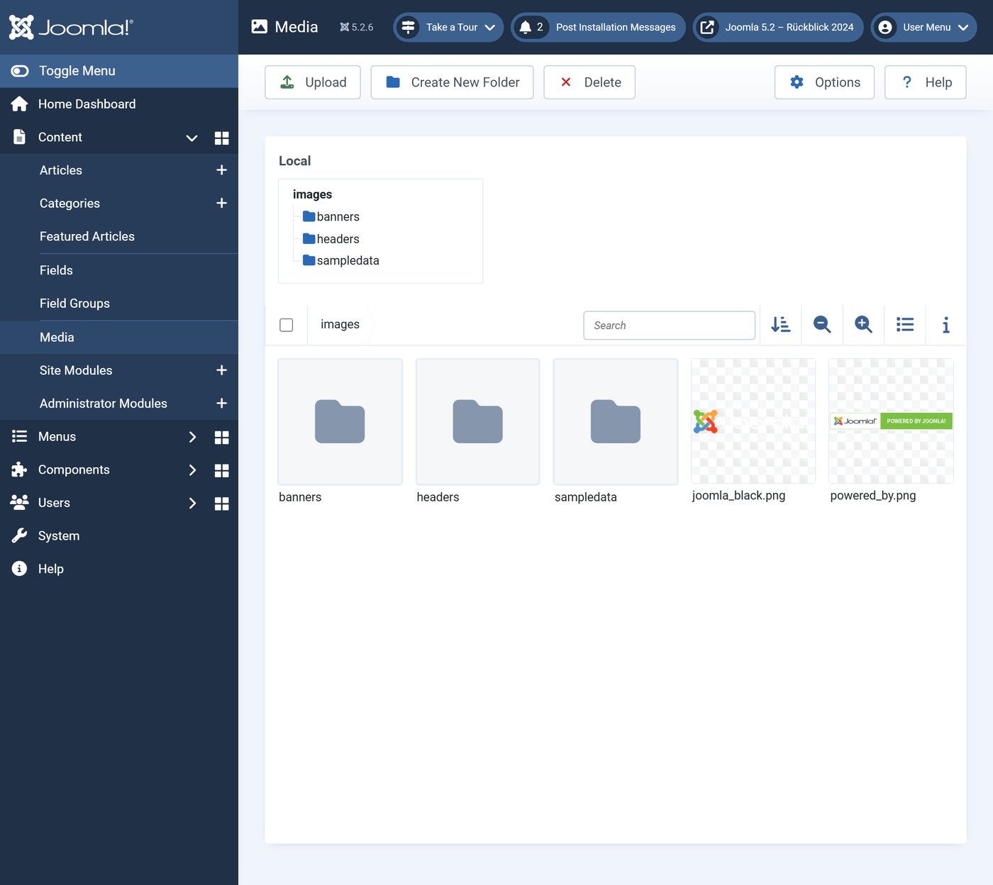 Joomla 5.2: The Media Manager