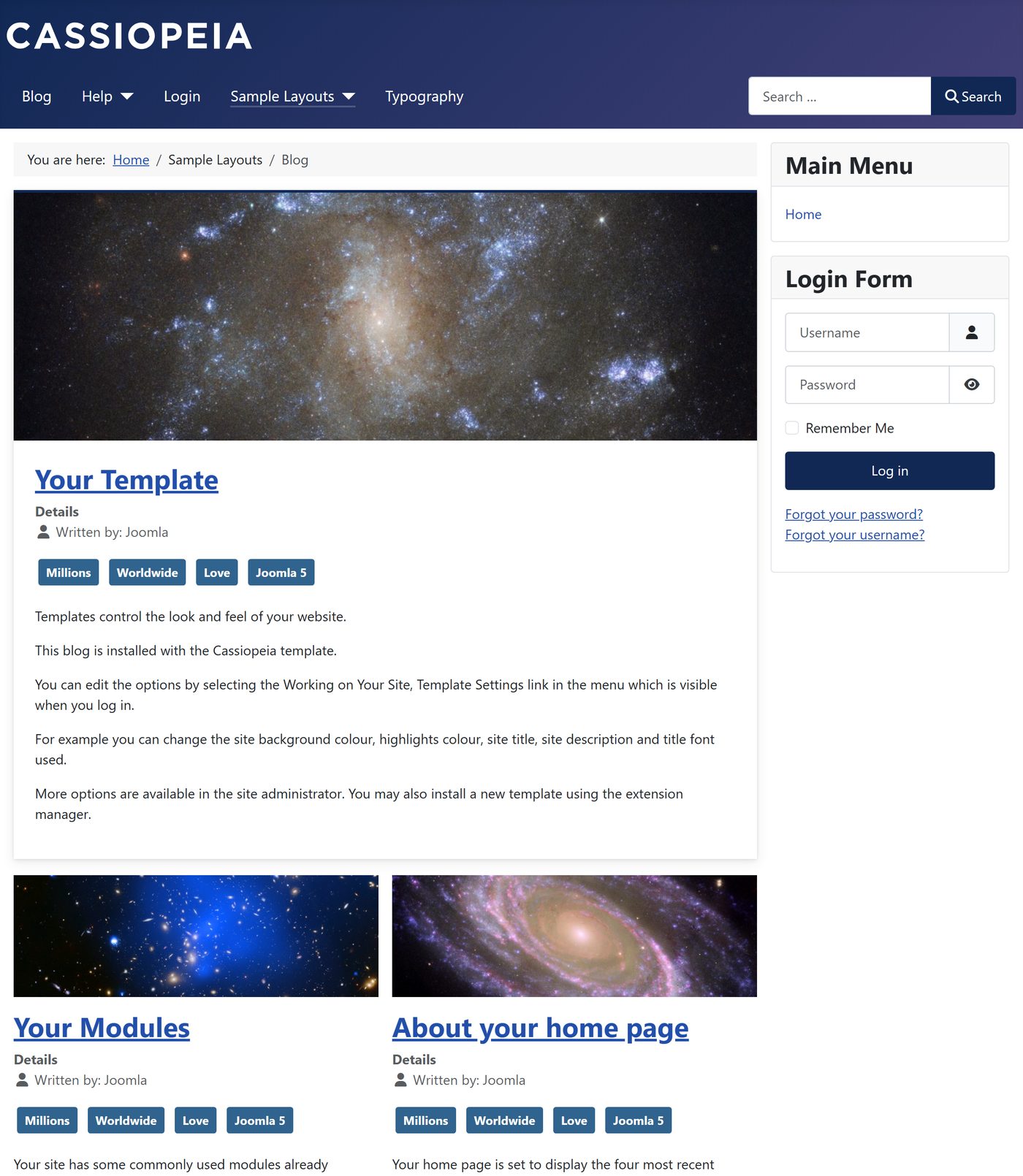 Joomla 5.2: Blog