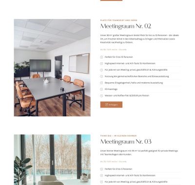 Meeting rooms