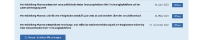 Home page of heidelberg-pharma.com