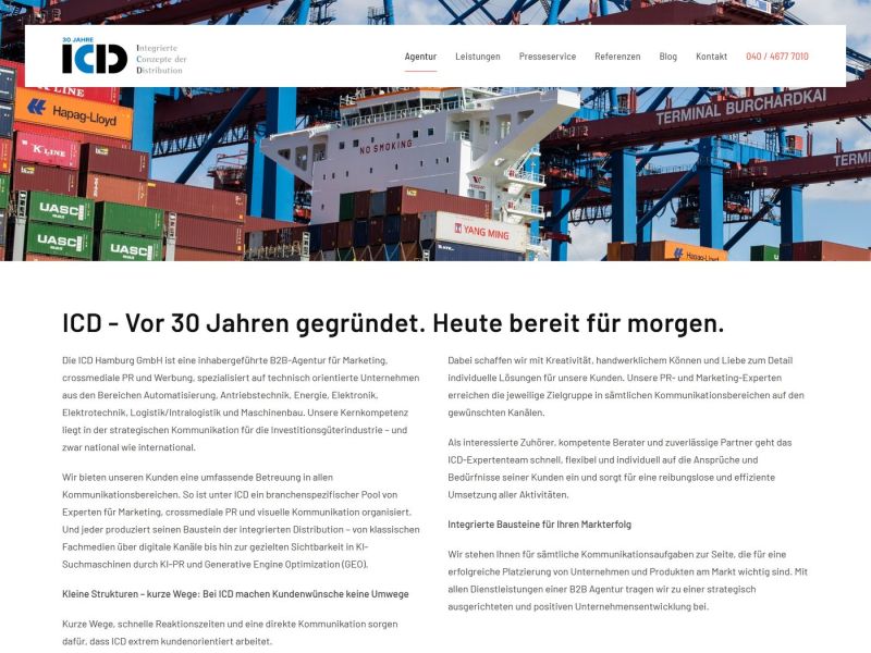 Page “Agency”: 30 years of ICD